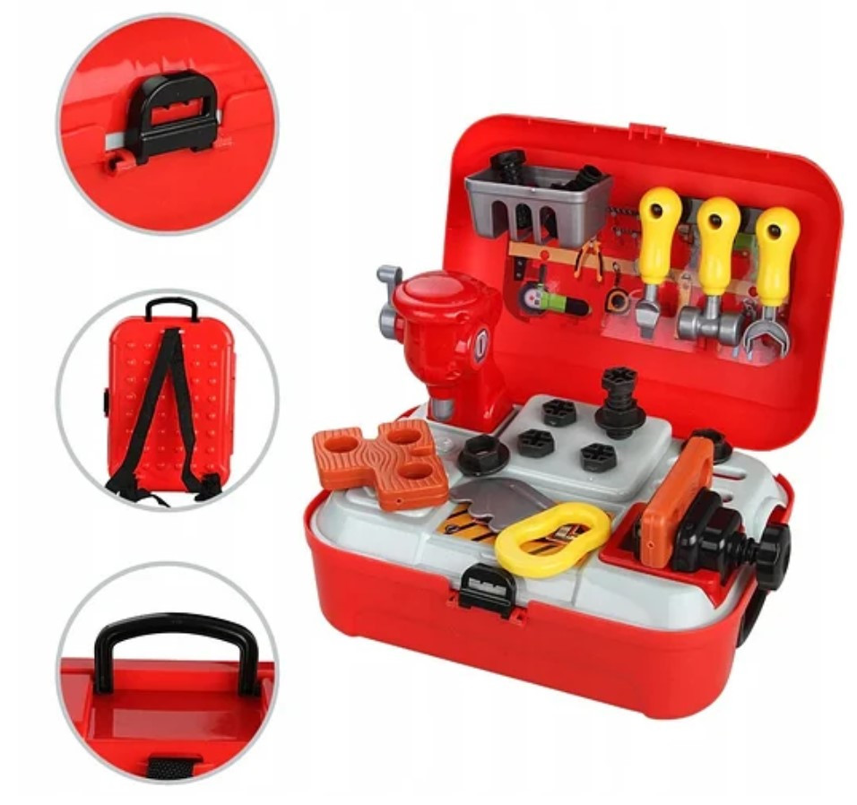 Портативный рюкзак Toy tool toy | Игровой набор для мальчиков | Набор инструментов для детей
Портативный рюкзак Toy tool toy | Игровой набор для мальчиков | Набор инструментов для детей
