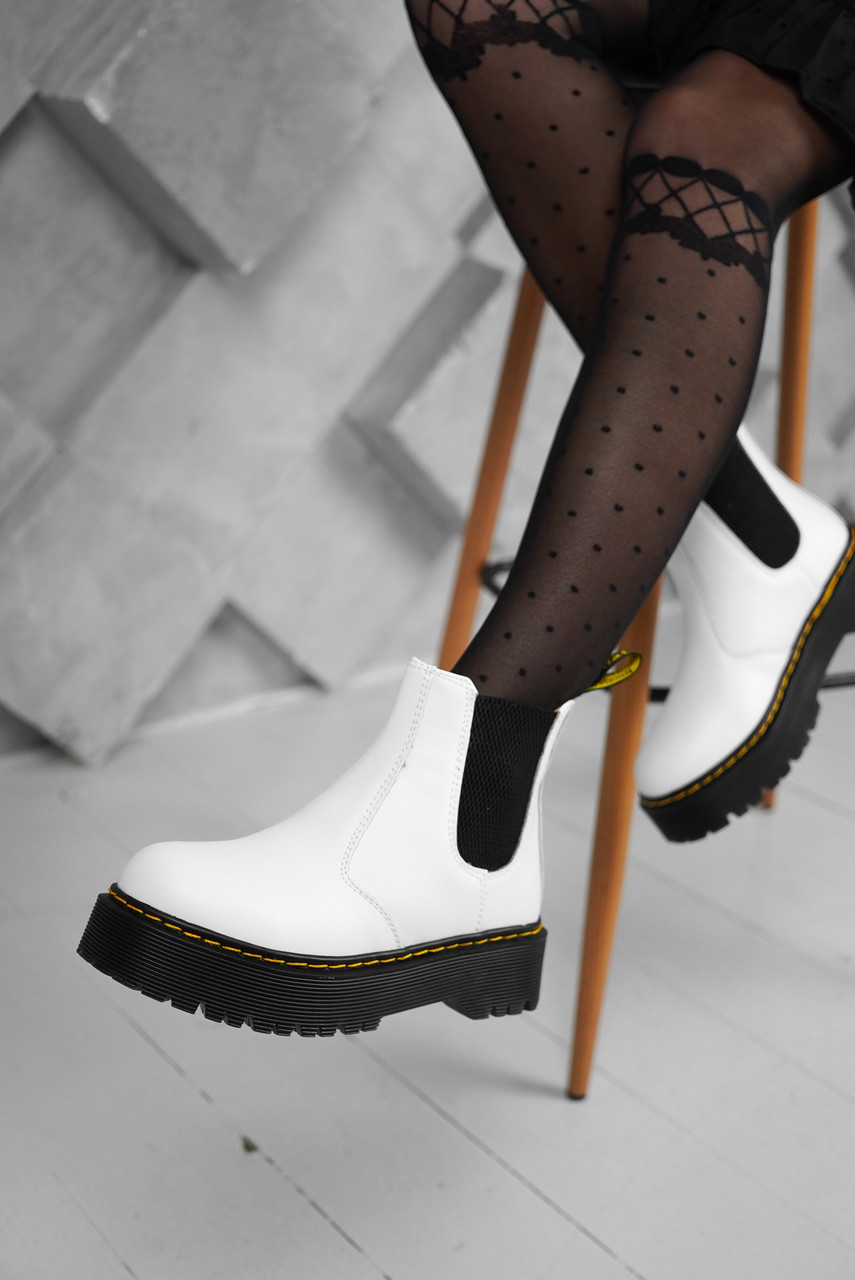 Женские ботинки Dr. Martens Chelsea White. Боты для девушек Др Мартинс Челси белые без меха демисезонные, Белый
Женские ботинки Dr. Martens Chelsea White. Боты для девушек Др Мартинс Челси белые без меха демисезонные, Белый
