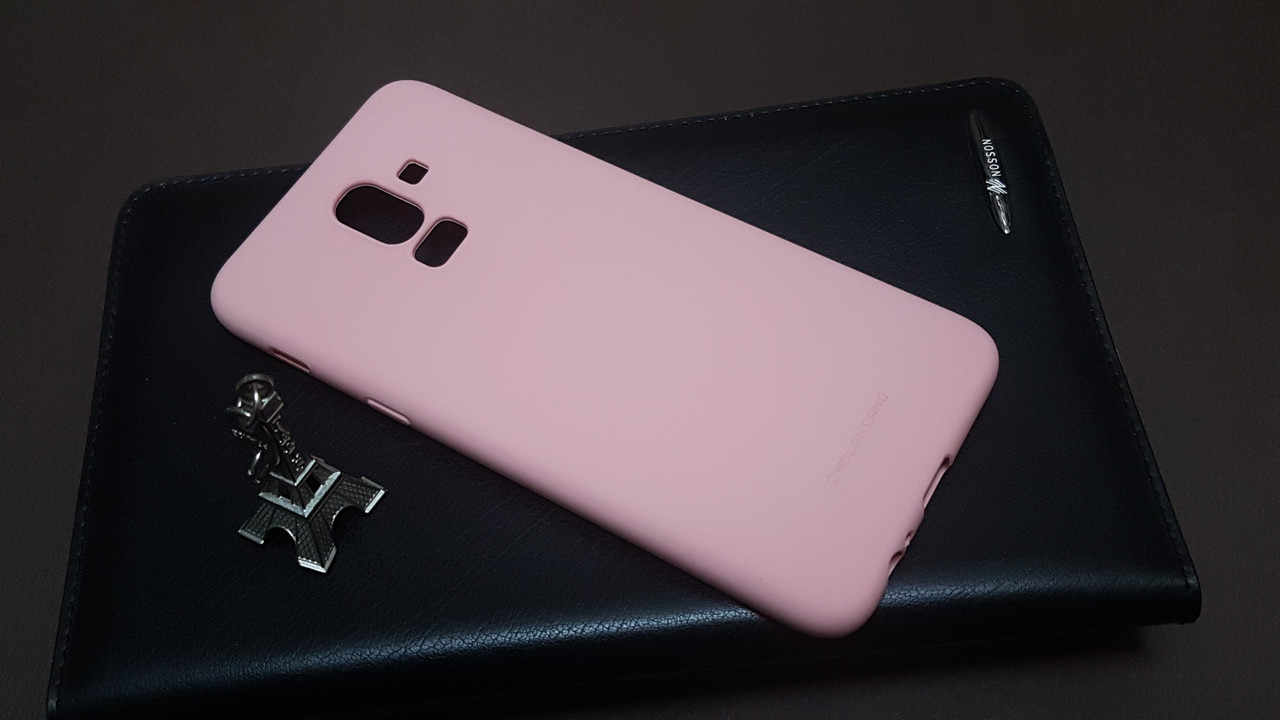 Чехол бампер силиконовый для Samsung Galaxy A6+ SM-A605 Самсунг цвет розовый Soft-touch
Чехол бампер силиконовый для Samsung Galaxy A6+ SM-A605 Самсунг цвет розовый Soft-touch