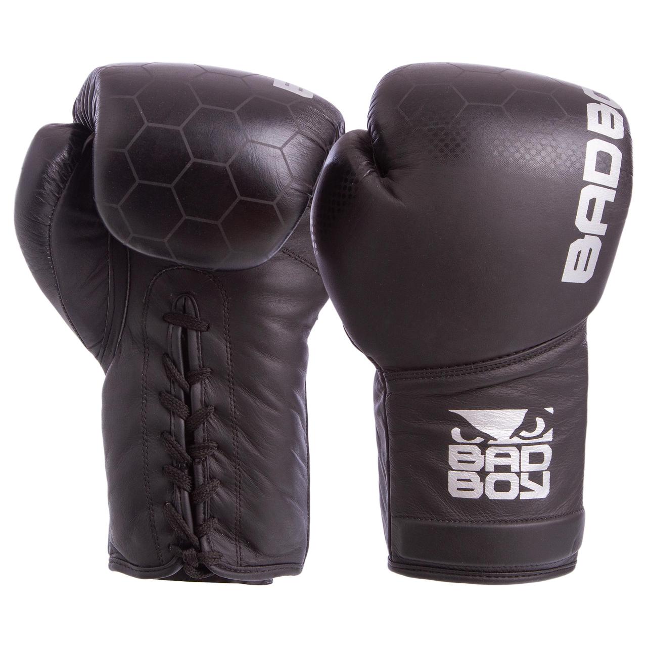 Перчатки боксерские кожаные на шнуровке BAD BOY LEGACY 2.0 VL-6619 черные, 12 унций, Черный
Перчатки боксерские кожаные на шнуровке BAD BOY LEGACY 2.0 VL-6619 черные, 12 унций, Черный