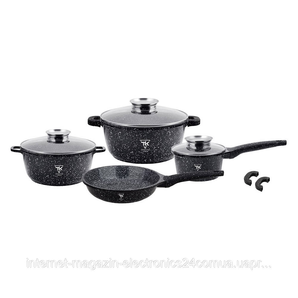 Набор кастрюль из алюминия с мраморным покрытием Top Kitchen TK00075 черный + ПОДАРОК: Держатель для телефонa
Набор кастрюль из алюминия с мраморным покрытием Top Kitchen TK00075 черный + ПОДАРОК: Держатель для телефонa