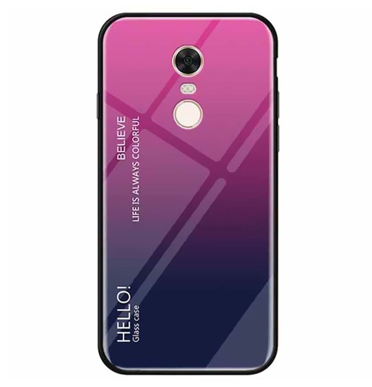 Чехол-накладка TPU+Glass Gradient HELLO для Xiaomi Redmi Note 4X / Note 4 (SD) Малиновый
Чехол-накладка TPU+Glass Gradient HELLO для Xiaomi Redmi Note 4X / Note 4 (SD) Малиновый