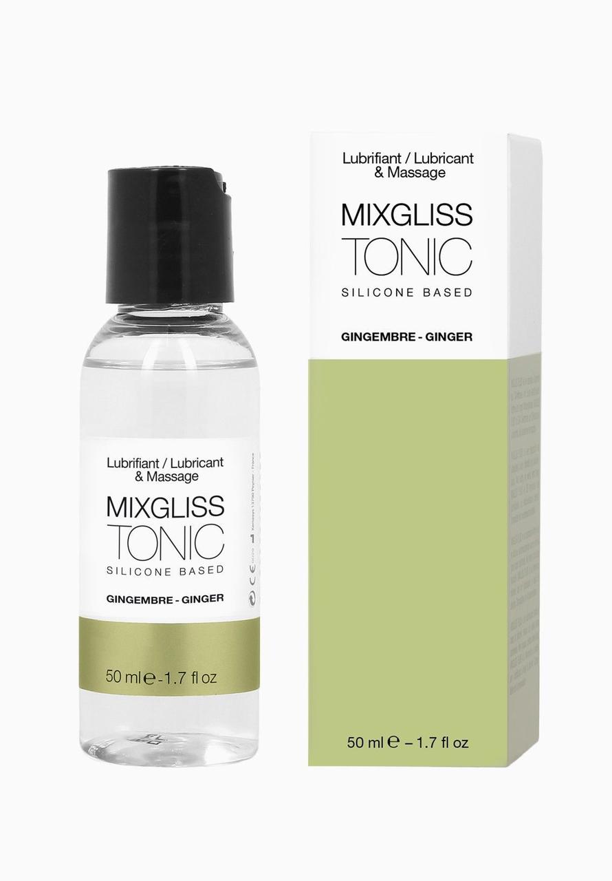 Лубрикант на силіконовій основі з ароматом імбиру MixGliss Tonic - Gingembre, 50 мл
Лубрикант на силіконовій основі з ароматом імбиру MixGliss Tonic - Gingembre, 50 мл