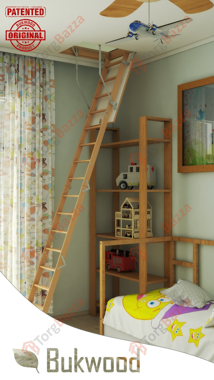 Сходи на горище 120x90 Bukwood Compact Long (H = 305/340/360 см) БУК 100%!!!
Сходи на горище 120x90 Bukwood Compact Long (H = 305/340/360 см) БУК 100%!!!