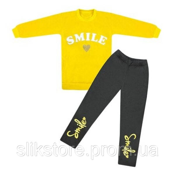 Детский теплый костюм для девочки ModniKids Smile 28 98-104см Желтый с черным, тринить с начесом (SG401)
Детский теплый костюм для девочки ModniKids Smile 28 98-104см Желтый с черным, тринить с начесом (SG401)