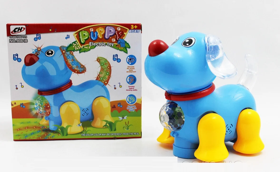 Музыкальная игрушка Собачка 9081B музыка, свет, в кор.20*13*18 см, р-р игрушки – 19*12.5*17 см
Музыкальная игрушка Собачка 9081B музыка, свет, в кор.20*13*18 см, р-р игрушки – 19*12.5*17 см