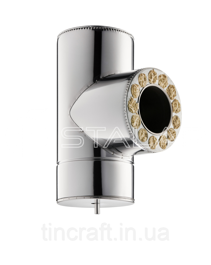 Тройник двустенный 90° (Standart thermo AISI 304) нерж/нерж - диаметр Ø110/180, толщина 0,5 мм
Тройник двустенный 90° (Standart thermo AISI 304) нерж/нерж - диаметр Ø110/180, толщина 0,5 мм