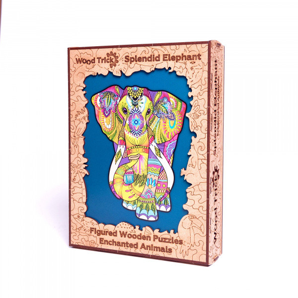 Деревянный пазл Великолепный Слон Wood Trick. Фигурный пазл Splendid Elephant (опт, дропшиппинг).
Деревянный пазл Великолепный Слон Wood Trick. Фигурный пазл Splendid Elephant (опт, дропшиппинг).