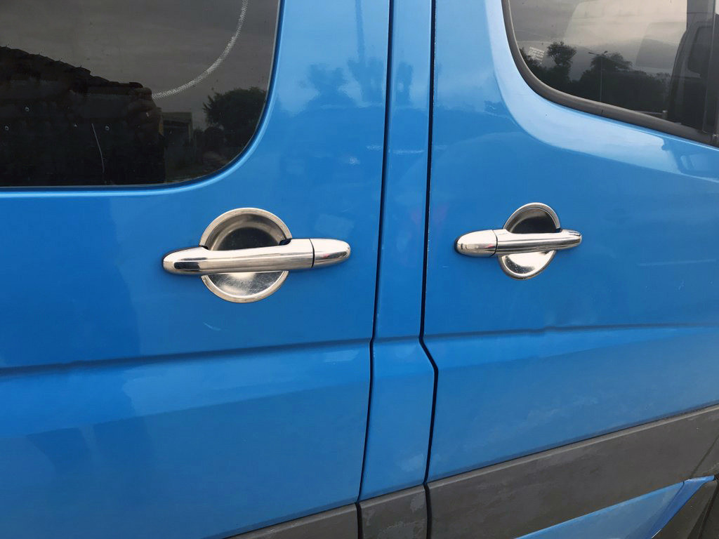 Хром под ручки (4 шт, нерж) Volkswagen Crafter 2006-2017 гг. / Накладки на ручки Фольксваген Крафтер
Хром под ручки (4 шт, нерж) Volkswagen Crafter 2006-2017 гг. / Накладки на ручки Фольксваген Крафтер