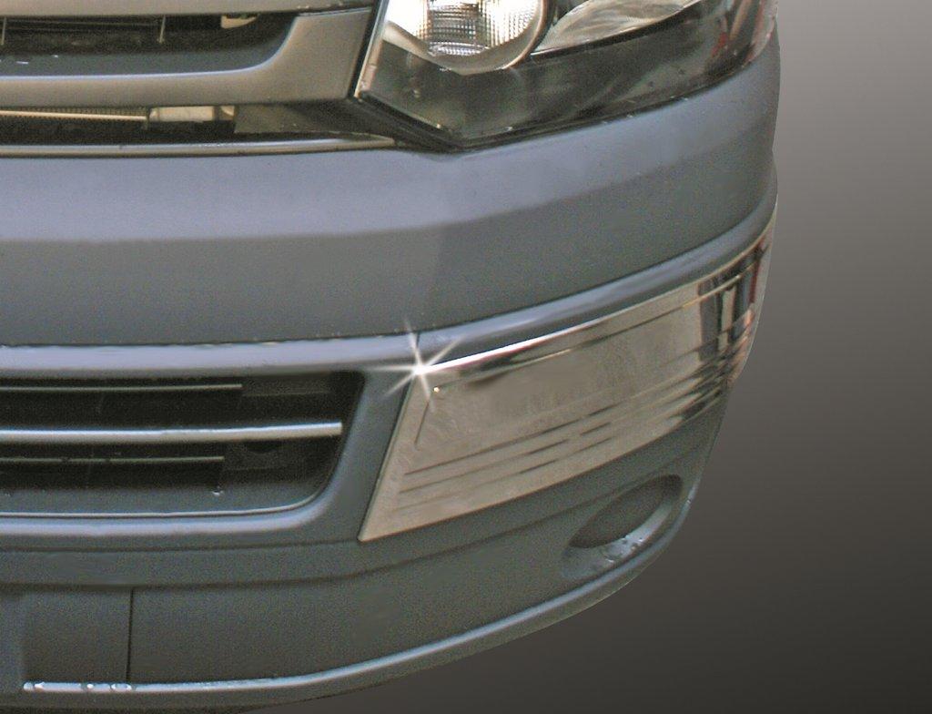 Углы на передний бампер (2 шт, нерж) Volkswagen T5 рестайлинг 2010-2015 гг. / Защитные (хром) накладки на
Углы на передний бампер (2 шт, нерж) Volkswagen T5 рестайлинг 2010-2015 гг. / Защитные (хром) накладки на