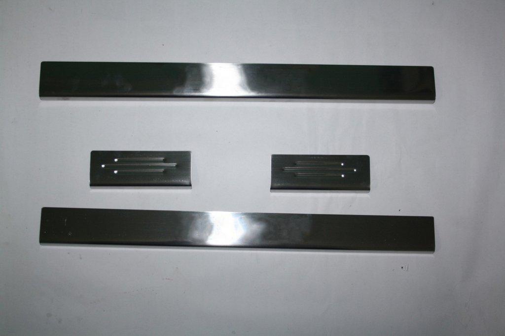 Накладки на пороги Carmos (4 шт, нерж) Toyota Yaris 2006-2012 гг. / Накладки на пороги Тойота Ярис
Накладки на пороги Carmos (4 шт, нерж) Toyota Yaris 2006-2012 гг. / Накладки на пороги Тойота Ярис