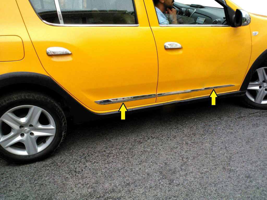 Молдинг дверной (4 шт, нерж) Renault Sandero 2013↗ гг. / Накладки на двери Рено Сандеро
Молдинг дверной (4 шт, нерж) Renault Sandero 2013↗ гг. / Накладки на двери Рено Сандеро