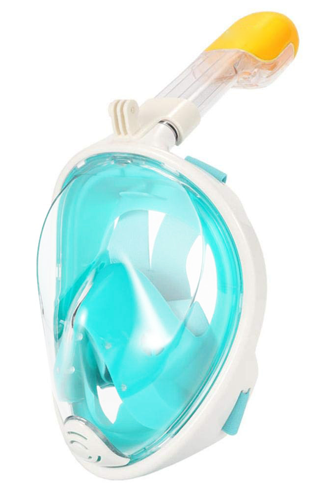 Полнолицевая маска для плавания FREE BREATH (S/M) M2068G с креплением для камеры Бирюзовый
Полнолицевая маска для плавания FREE BREATH (S/M) M2068G с креплением для камеры Бирюзовый