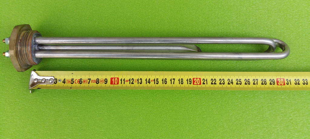 Блок тэн ( двойной ) 4500W / 220V / L=310мм на резьбе 1 1/4" (42мм) из НЕРЖАВЕЙКИ Tenko, Украина
Блок тэн ( двойной ) 4500W / 220V / L=310мм на резьбе 1 1/4" (42мм) из НЕРЖАВЕЙКИ Tenko, Украина