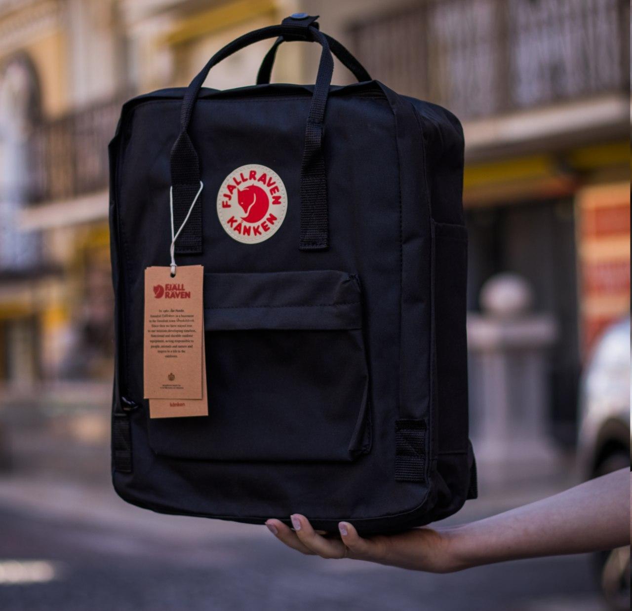 Городской Рюкзак Fjallraven Kanken Classic спортивный школьный туристический F23510 Черный
Городской Рюкзак Fjallraven Kanken Classic спортивный школьный туристический F23510 Черный