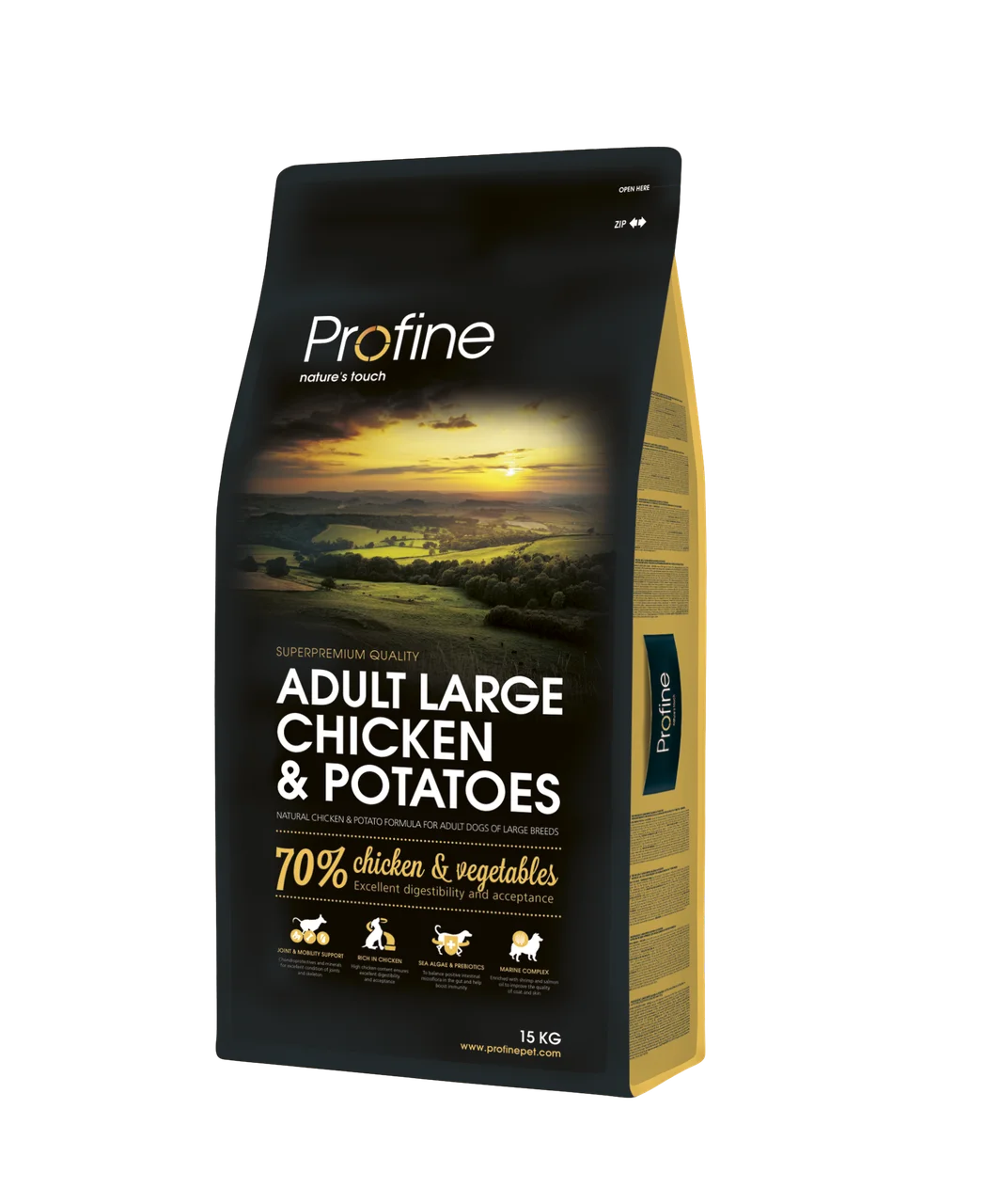 Profine (Профайн) Dog Adult Large Breed Chicken&Potatoes для собак крупных гигантских пород 15 кг
Profine (Профайн) Dog Adult Large Breed Chicken&Potatoes для собак крупных гигантских пород 15 кг