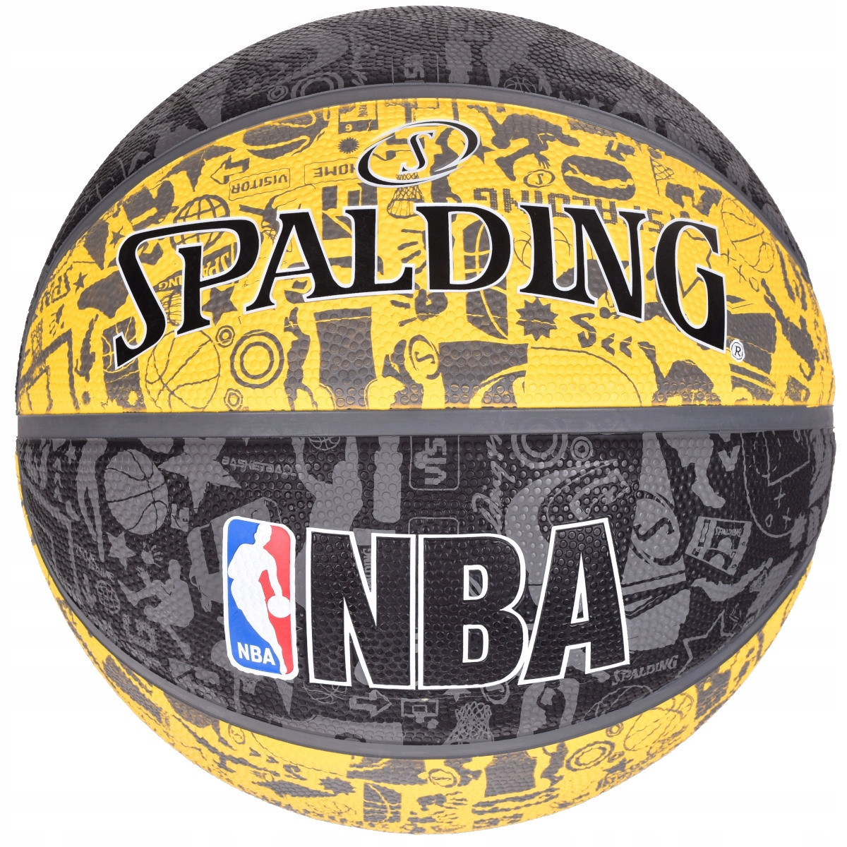 Мяч баскетбольный резиновый Spalding NBA Graffiti Outdoor Grey/Yellow Size 7 для улицы и спортзала
Мяч баскетбольный резиновый Spalding NBA Graffiti Outdoor Grey/Yellow Size 7 для улицы и спортзала