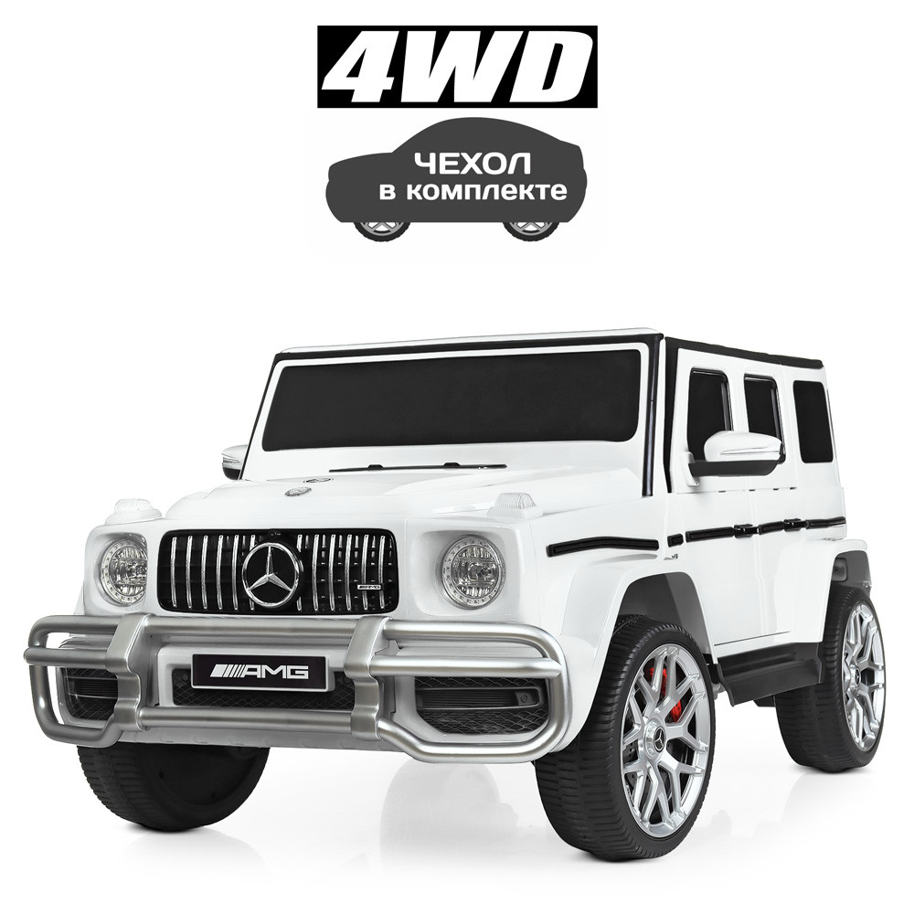 Детский электромобиль Mercedes (4 мотора по 45W, 2аккум, USB, FM, двуместный) Джип Bambi M 4259EBLR-1 Белый
Детский электромобиль Mercedes (4 мотора по 45W, 2аккум, USB, FM, двуместный) Джип Bambi M 4259EBLR-1 Белый