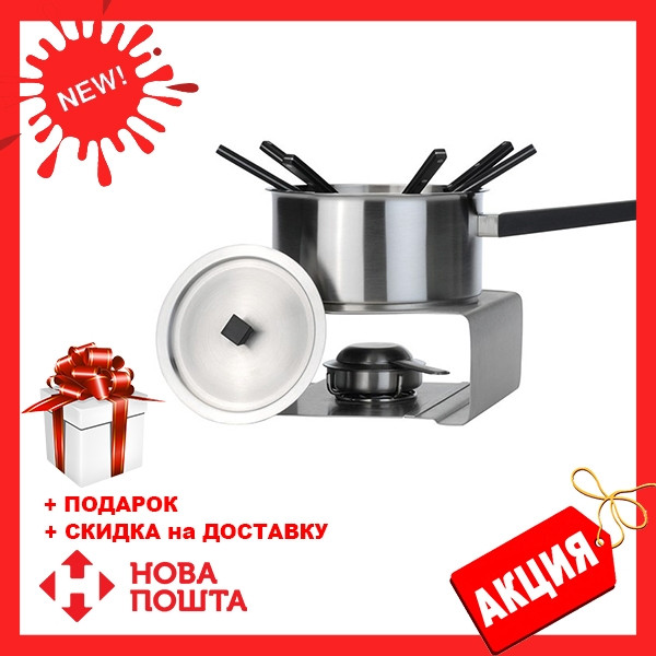 Набор для фондю Berghoff Cubo 1109558 (12 предметов) из нержавеющей стали | подставка, горелка, вилки Бергофф, Стальной
Набор для фондю Berghoff Cubo 1109558 (12 предметов) из нержавеющей стали | подставка, горелка, вилки Бергофф, Стальной