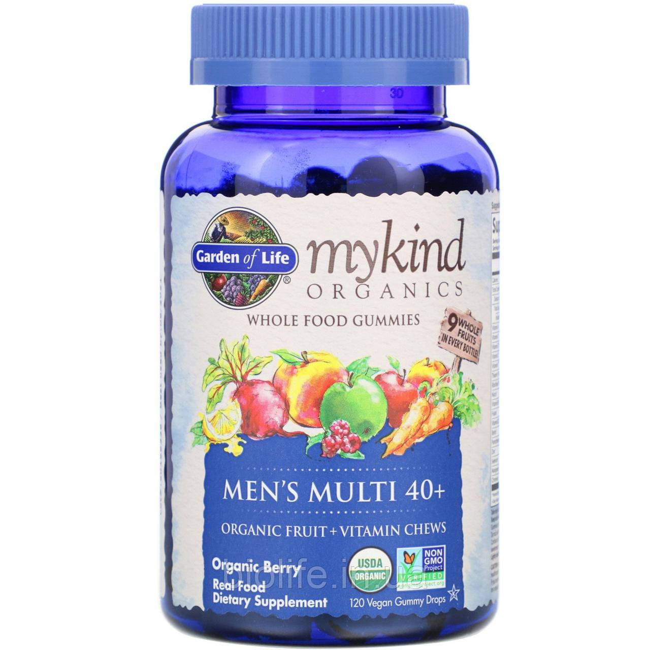 Garden of Life, MyKind Organics, Men's Multi 40+, Organic Berry, 120 Vegan Gummy Drops
Garden of Life, MyKind Organics, Men's Multi 40+, Organic Berry, 120 Vegan Gummy Drops