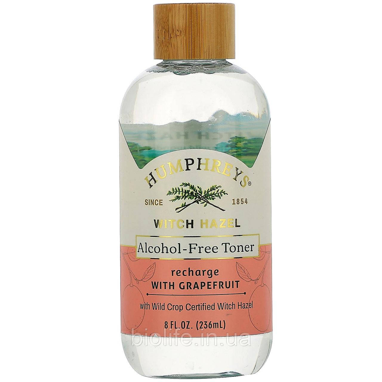 Humphrey's, Witch Hazel, Alcohol Free Toner with Grapefruit, Recharge, 8 fl oz (236 ml)
Humphrey's, Witch Hazel, Alcohol Free Toner with Grapefruit, Recharge, 8 fl oz (236 ml)