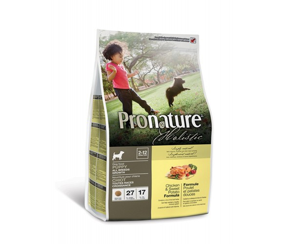 Pronature Holistic (Пронатюр Холистик) Puppy Chicken&Sweet Potato для щенков с курицей и бататом 2.72 кг
Pronature Holistic (Пронатюр Холистик) Puppy Chicken&Sweet Potato для щенков с курицей и бататом 2.72 кг