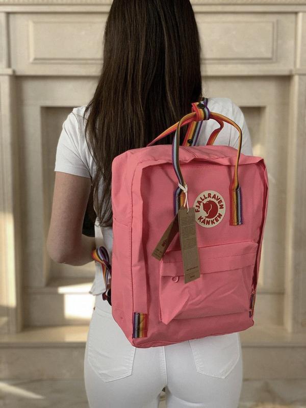 Стильный рюкзак Fjallraven Kanken розовый/ Канкен портфель для школы и на каждый день
Стильный рюкзак Fjallraven Kanken розовый/ Канкен портфель для школы и на каждый день