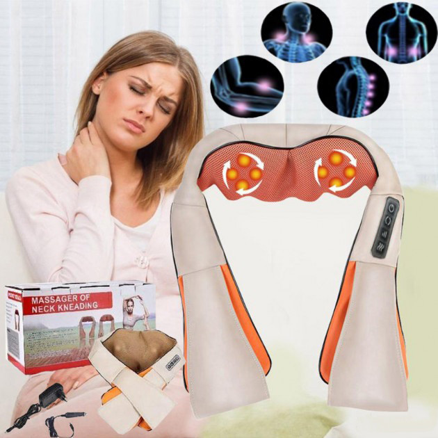 Массажер роликовый электрический electric massager 220 Шиацу для шеи спины плеч ног всего тела с подогревом
Массажер роликовый электрический electric massager 220 Шиацу для шеи спины плеч ног всего тела с подогревом
