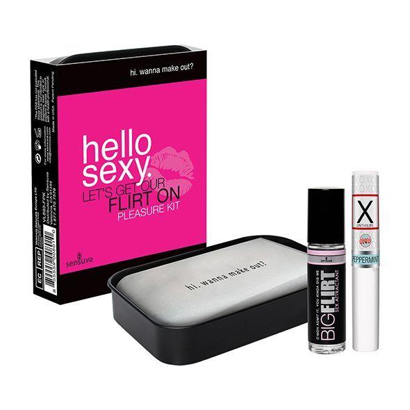 Подарочный набор для флирта Sensuva Hello Sexy (стимулирующий бальзам для губ и феромоны)
Подарочный набор для флирта Sensuva Hello Sexy (стимулирующий бальзам для губ и феромоны)