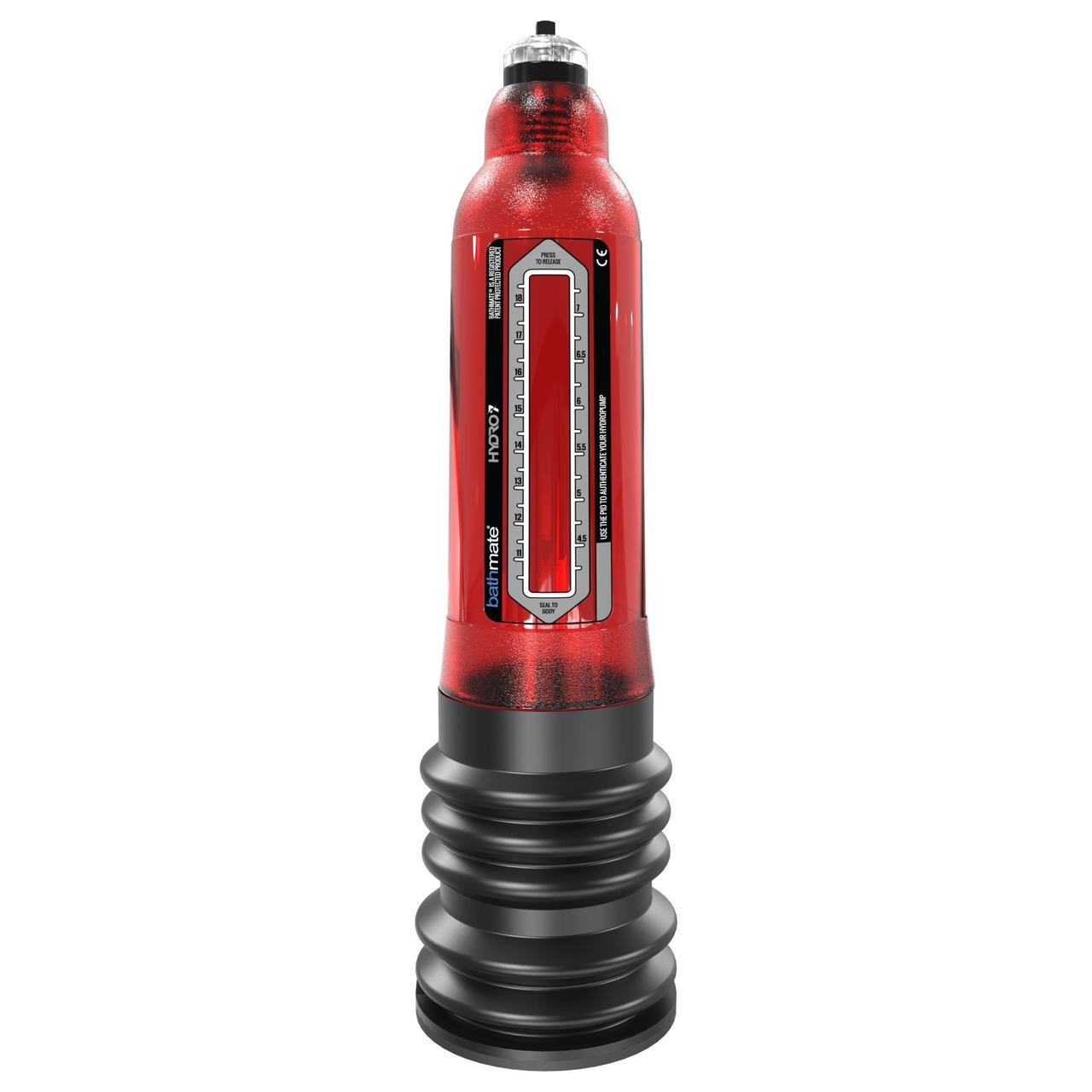 Гидропомпа Bathmate Hydro 7 Red, для члена длиной от 12,5 до 18см, диаметр до 5см, Красный
Гидропомпа Bathmate Hydro 7 Red, для члена длиной от 12,5 до 18см, диаметр до 5см, Красный
