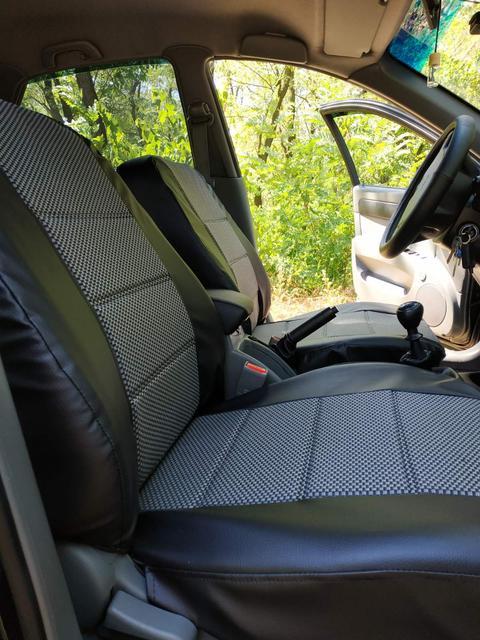 Чехлы на сиденья Шевроле Нива (Chevrolet Niva) (универсальные, кожзам+автоткань, с отдельным подголовником)
Чехлы на сиденья Шевроле Нива (Chevrolet Niva) (универсальные, кожзам+автоткань, с отдельным подголовником)