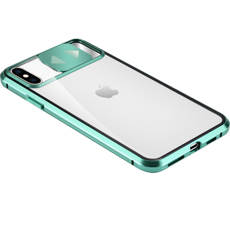 Чехол Camshield 360 Metall+Glass со шторкой для камеры для Apple iPhone XS Max (6.5"), Зеленый
Чехол Camshield 360 Metall+Glass со шторкой для камеры для Apple iPhone XS Max (6.5"), Зеленый