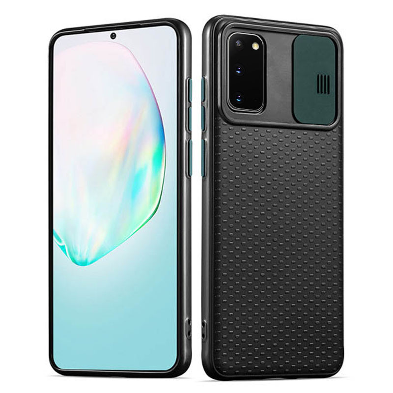 Чехол Camshield Black TPU со шторкой защищающей камеру для Samsung Galaxy S20 Черный / Темно-зеленый
Чехол Camshield Black TPU со шторкой защищающей камеру для Samsung Galaxy S20 Черный / Темно-зеленый