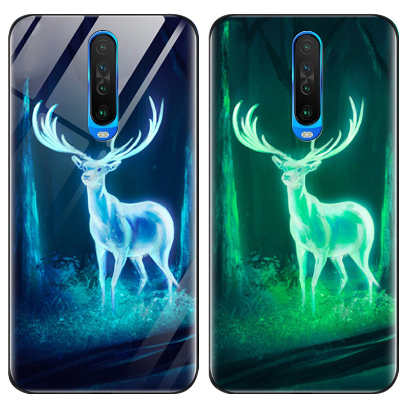 TPU+Glass чехол светящийся в темноте для Xiaomi Redmi K30 / Poco X2 Олень / Бирюзовый
TPU+Glass чехол светящийся в темноте для Xiaomi Redmi K30 / Poco X2 Олень / Бирюзовый
