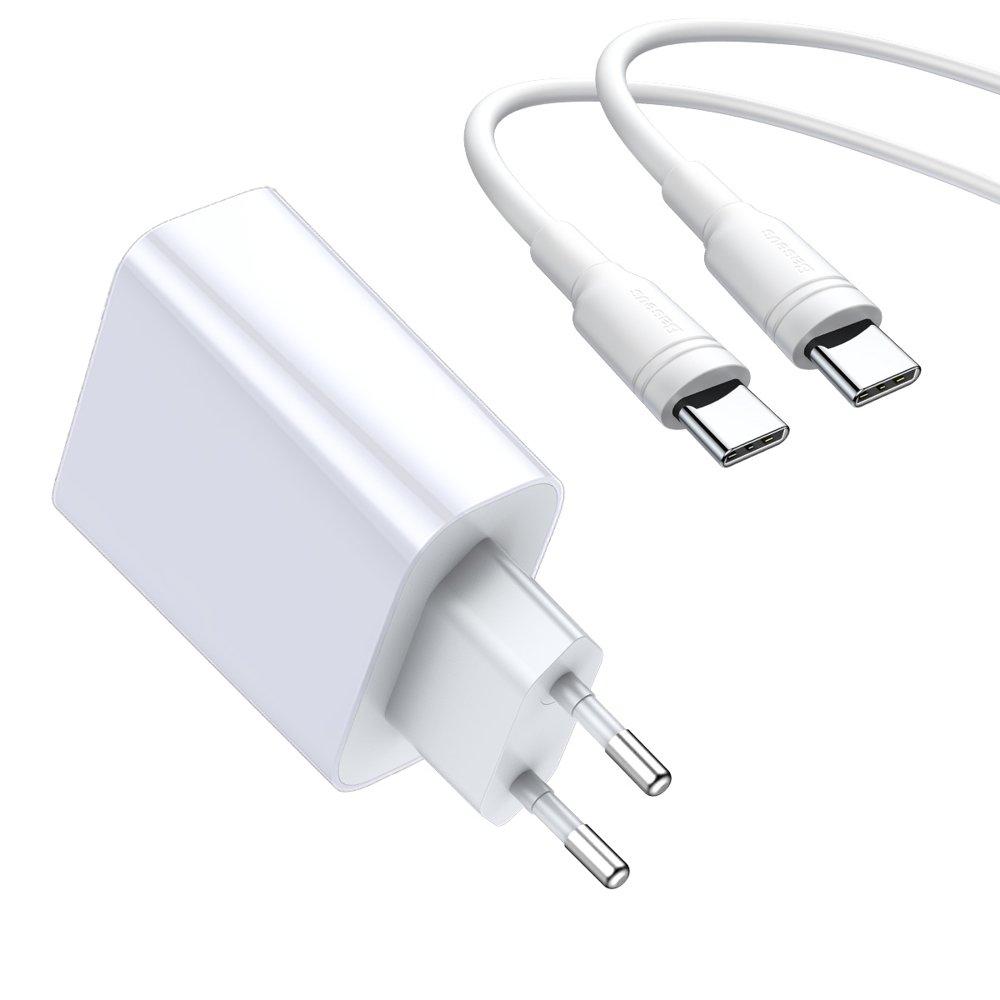 Сеть ЗУ Baseus Speed PPS Quick charger C+U 30W (With 1M USB-C Cable), White (TZCAFS-A02)
Сеть ЗУ Baseus Speed PPS Quick charger C+U 30W (With 1M USB-C Cable), White (TZCAFS-A02)