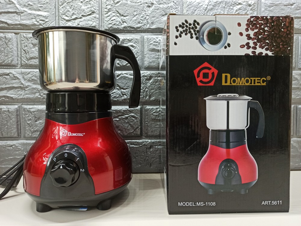 Электрическая кофемолка Domotec MS-1108 220V/250W / Многофункциональный измельчитель
Электрическая кофемолка Domotec MS-1108 220V/250W / Многофункциональный измельчитель