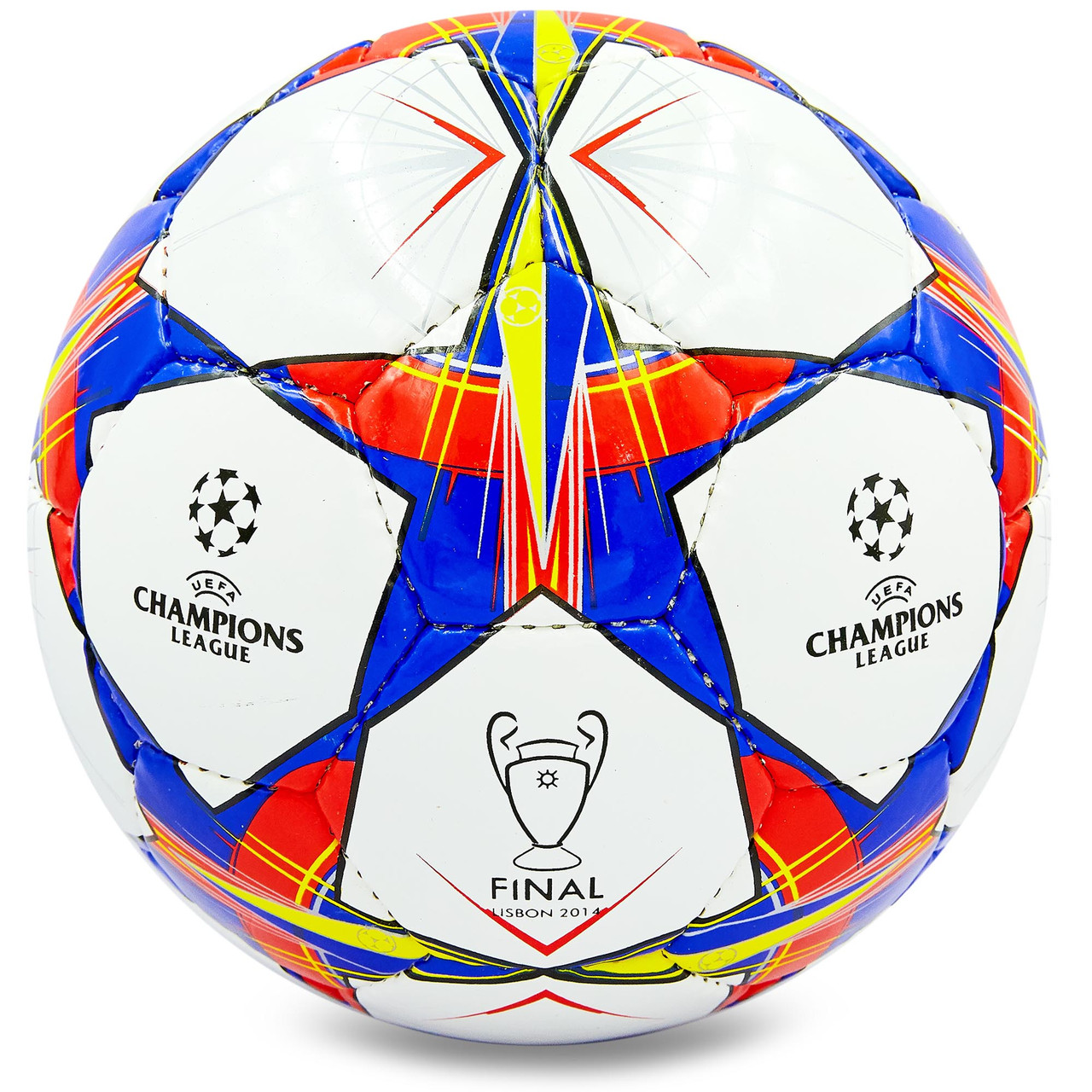Мяч футбольный №4 PU ламин. CHAMPIONS LEAGUE FINAL MADRID 2019 FB-0099 (№4, 5 сл., сшит вручную)
Мяч футбольный №4 PU ламин. CHAMPIONS LEAGUE FINAL MADRID 2019 FB-0099 (№4, 5 сл., сшит вручную)