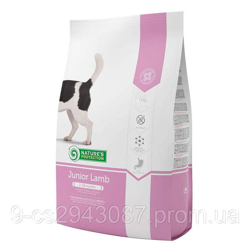 Корм Nature's Protection (Натур Протекшн) Junior Lamb для щенков всех пород с ягненком, 2 кг
Корм Nature's Protection (Натур Протекшн) Junior Lamb для щенков всех пород с ягненком, 2 кг