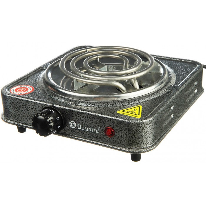 Плита электрическая однокомфорочная спиральная Domotec MS-5801 1000W электроплита СЕРАЯ
Плита электрическая однокомфорочная спиральная Domotec MS-5801 1000W электроплита СЕРАЯ