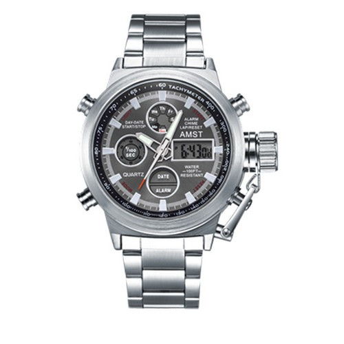 Часы Мужские AMST 3003M Silver-Black Metall, Военные, Армейские, тактические, Серебряный браслет
Часы Мужские AMST 3003M Silver-Black Metall, Военные, Армейские, тактические, Серебряный браслет