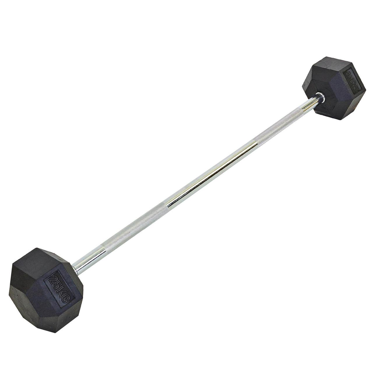 Штанга фиксированная прямая обрезиненная Rubber Hexagon Barbell 25кг Record TA-6230-25 (гриф l-95см
Штанга фиксированная прямая обрезиненная Rubber Hexagon Barbell 25кг Record TA-6230-25 (гриф l-95см