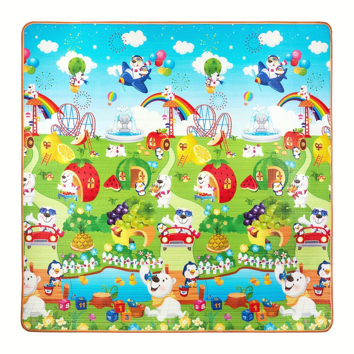 Развивающий детский коврик двухсторонний 4FIZJO KIDS 180 x 180 x 1 см 4FJ0162, Разноцветный
Развивающий детский коврик двухсторонний 4FIZJO KIDS 180 x 180 x 1 см 4FJ0162, Разноцветный