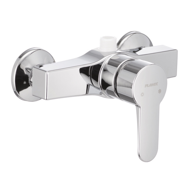 Смеситель для душа PLAMIX Mario-003 без шланга и лейки Chrome PM0012, КОД: 2356170, Серебристый
Смеситель для душа PLAMIX Mario-003 без шланга и лейки Chrome PM0012, КОД: 2356170, Серебристый