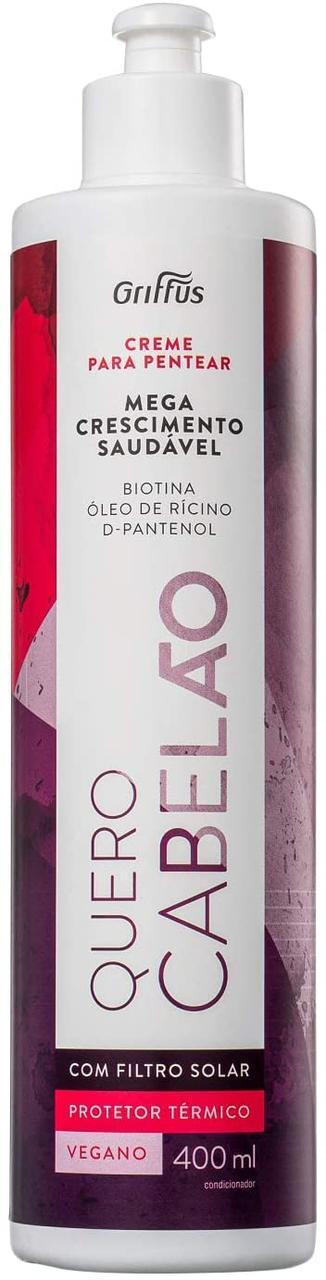 Кондиционер несмываемый для стимуляции роста волос Griffus Creme De Pentear Quero Cabelao 400ml 4, КОД:
Кондиционер несмываемый для стимуляции роста волос Griffus Creme De Pentear Quero Cabelao 400ml 4, КОД: