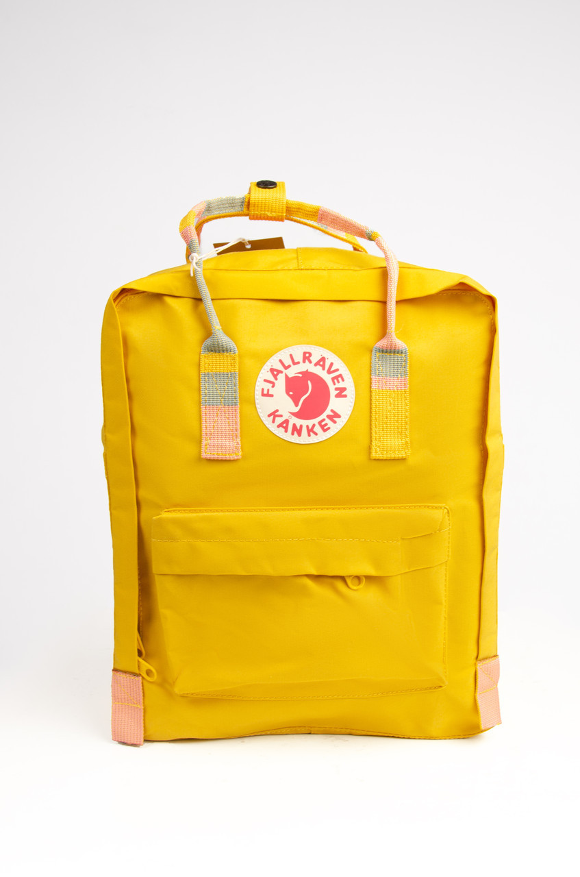 Рюкзак Fjallraven Kanken Classic Rainbow 16 л с полосатыми ручками Желтый FK16-42, КОД: 1667317
Рюкзак Fjallraven Kanken Classic Rainbow 16 л с полосатыми ручками Желтый FK16-42, КОД: 1667317