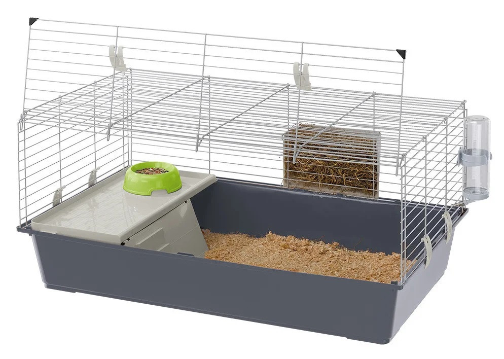 Клетка для кроликов и морских свинок Ferplast Rabbit 100 (Ферпласт Реббит 100), Серый
Клетка для кроликов и морских свинок Ferplast Rabbit 100 (Ферпласт Реббит 100), Серый
