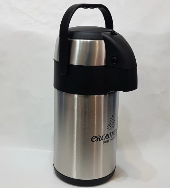 Термос из нержавеющей стали вакуумный с помпой Crownberg CB-3L 3 л Black Steel, КОД: 1924886
Термос из нержавеющей стали вакуумный с помпой Crownberg CB-3L 3 л Black Steel, КОД: 1924886