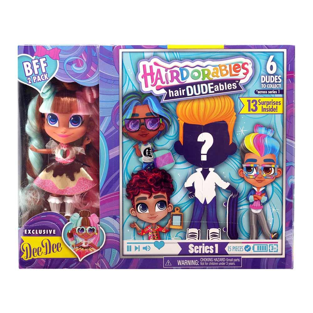Набор-сюрприз Hairdorables мальчик и девочка Dee Dee | Набор 2 куклы He and She Хэрдораблс
Набор-сюрприз Hairdorables мальчик и девочка Dee Dee | Набор 2 куклы He and She Хэрдораблс