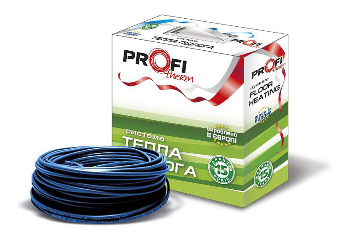 Двухжильный нагревательный кабель для теплого пола ProfiTherm 1450 Вт (9,5-11,4 м2)
Двухжильный нагревательный кабель для теплого пола ProfiTherm 1450 Вт (9,5-11,4 м2)