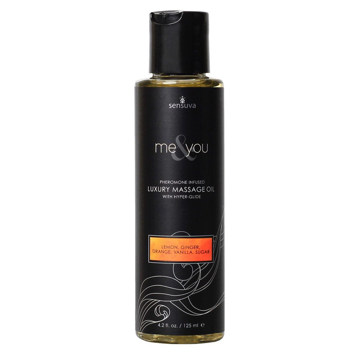 Массажное масло Sensuva - Me&You Lemon, Ginger, Orange, Vanilla & Sugar (125 мл) с феромонами
Массажное масло Sensuva - Me&You Lemon, Ginger, Orange, Vanilla & Sugar (125 мл) с феромонами